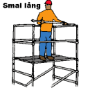 Stegställning B 0,75, L2,5, H3,0 meter