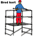 Stegställning B 1,3 - L2,0 - H2,0 meter