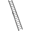 Stege, 2-delad 6,0 meter